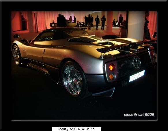 luxury yacht 2009the first and the greatest luxury show the world pagani zonda ...anul asta era