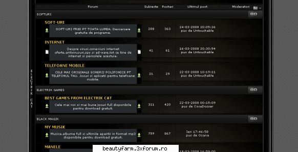 template theme skinuri forumurile 3xforum skin fox cat -> download